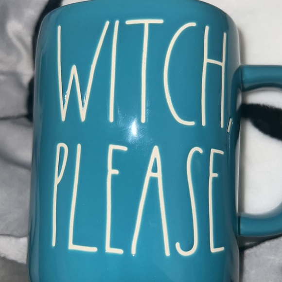 NWT 🧙Rae Dunn WITCH PLEASE Mug Teal 2022 Halloween 🎃 - Picture 3 of 4